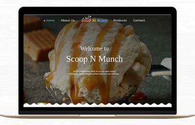Ice Cream Website